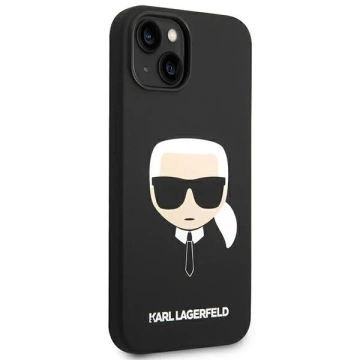 Etui Karl Lagerfeld KLHCP14MSLKHBK do iPhone 14 Plus 6,7" hardcase Silicone Karl`s Head